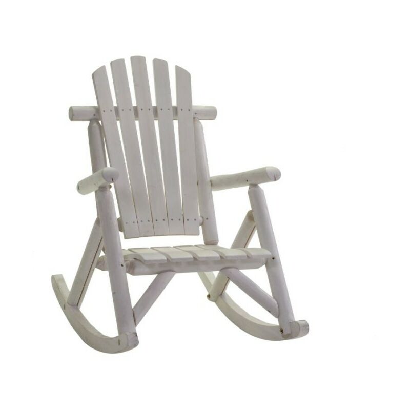 Berceau en bois blanc Kyoto 67x96x39-102h cm
