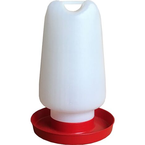 Bere in plastica per pollame, polli e altri uccelli - 6 l