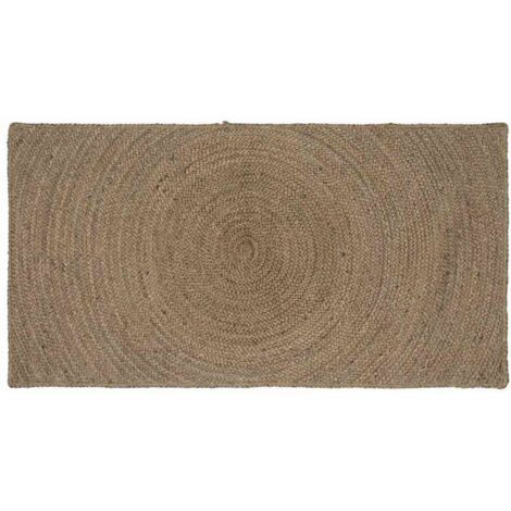 Bereichsteppiche Grau 80 x 150 cm Jute vidaXL