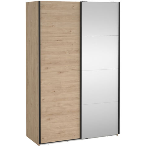 Bergamo Schiebetürenschrank 2 Türen 140x220cm Eiche Dekor.