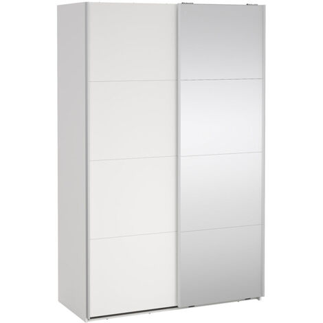 Bergamo Schiebetürenschrank 2 Türen 140x220cm weiß.