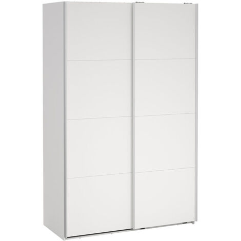Bergamo Schiebetürenschrank 2 Türen 140x220cm weiß.