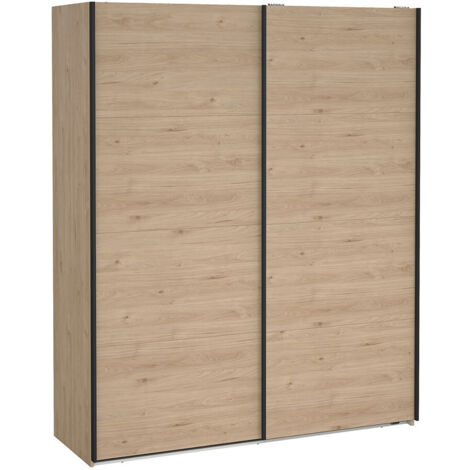 Bergamo Schiebetürenschrank 2 Türen 180x220cm Eiche Dekor.