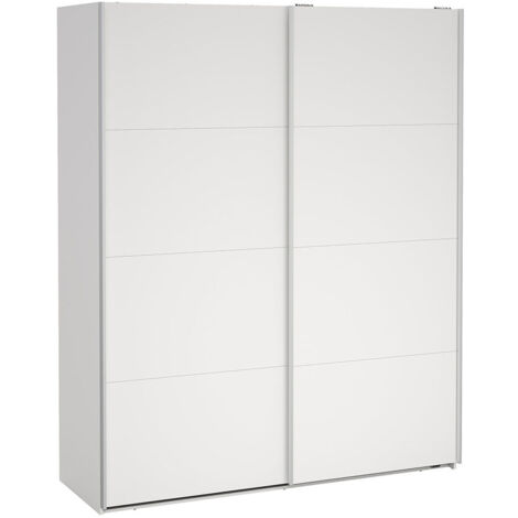 Bergamo Schiebetürenschrank 2 Türen 180x220cm weiß.