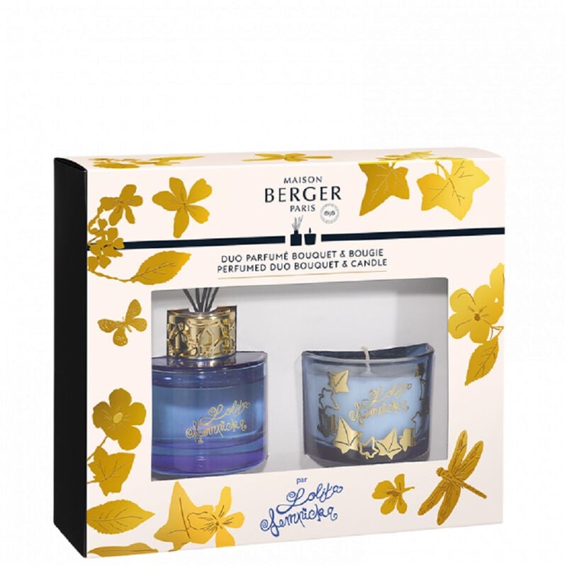 Lampe Berger - Berger - Duo mini bouquet et bougie Lolita Lempicka Parme