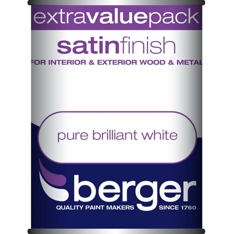 Satin Sheen 1.25L Pure Brilliant White - Berger