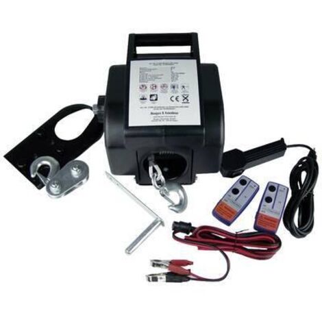 Berger & Schröter Cabrestante de cable lb2000 12 V 1361 kg