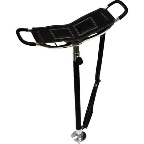 Berger & Schröter Enbent pall Sgabello pieghevole Nero 31329