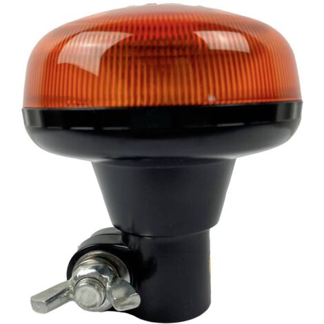 Berger & Schröter Gyrophare LED Mini RKL fest 20305 12 V/DC, 24 V/DC support normé flexible, support normé orange