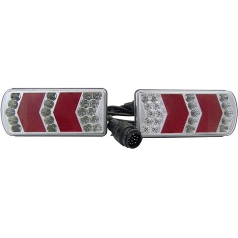 D-TECH Fanale posteriore per rimorchio a LED,Sommergibile Luci Posteriori  per Rimorchio LED fanali Posteriori 12V 24V Universale per Veicolo Barca  Rimorchio Caravan Camion Trattore Luci Posteriori : : Auto e Moto