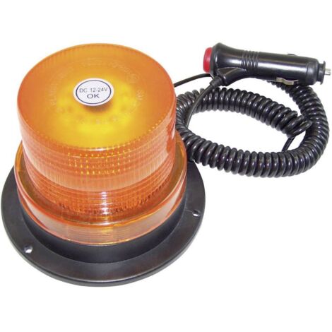Berger & Schröter Luce a tutto tondo 20200 12 V, 24 V via rete a bordo Magnetico, Montaggio a vite Arancione