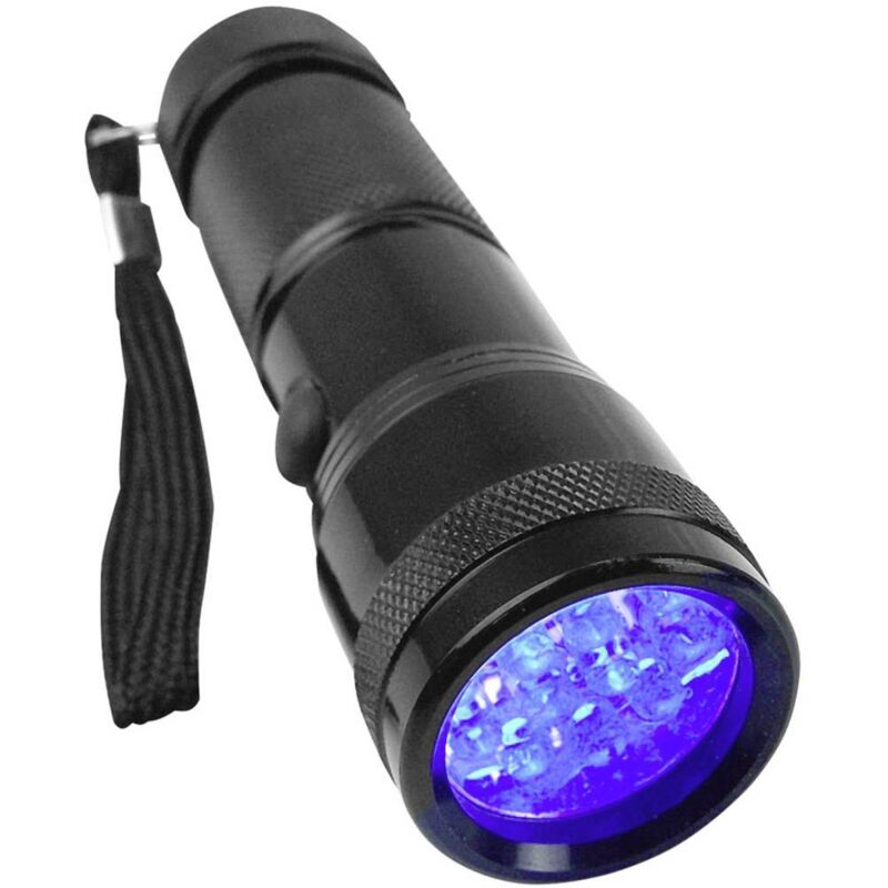 Berger & Schröter 40382 UV LED Torch 395-400 nm with Wrist Strap 95g