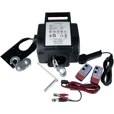 Berger & Schröter Verricello elettrico lb2000 boat Trazione a fermo=622 kg Trazione avvolgimento=1361 kg Telecomando, C