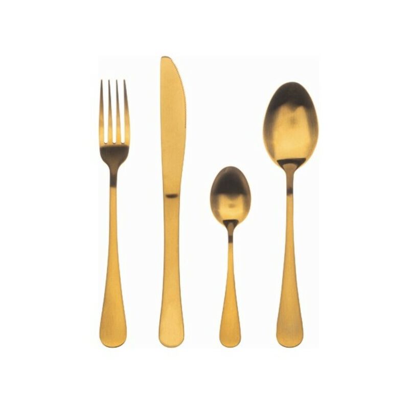 

Bergner - Cubertería Munich Gold Acero Inoxidable (24 pcs)
