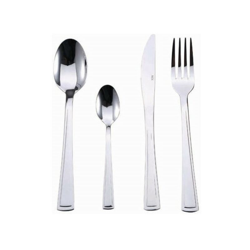 

Cubertería Torino Acero Inoxidable Plateado (24 pcs) - Bergner