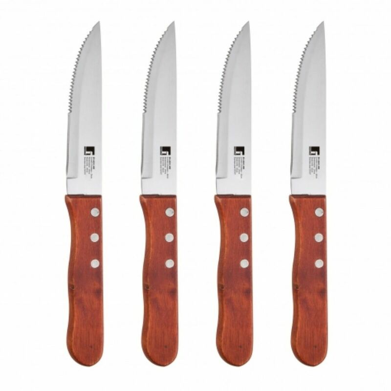 

Set De Cuchillos Bbq Acero Inoxidable (4 Pcs) - Bergner
