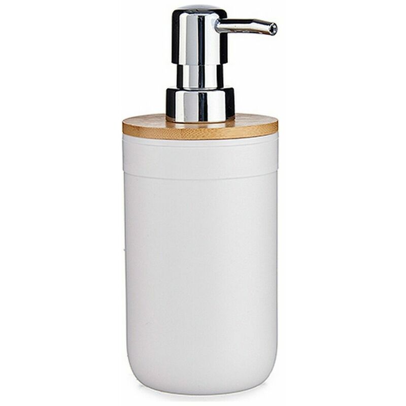 

Dispensador de Jabón Blanco Bambú Polipropileno (8 x 17 x 8 cm) (350 ml) - Berilo
