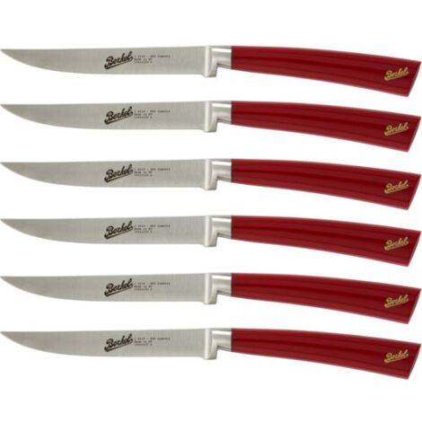 Berkel Elegance Glossy red Steak Set 6-tlg.