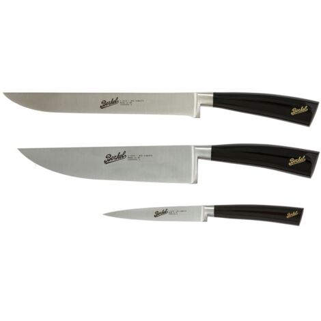 Berkel Elegance Set mit 3 Kochmessern Schwarz