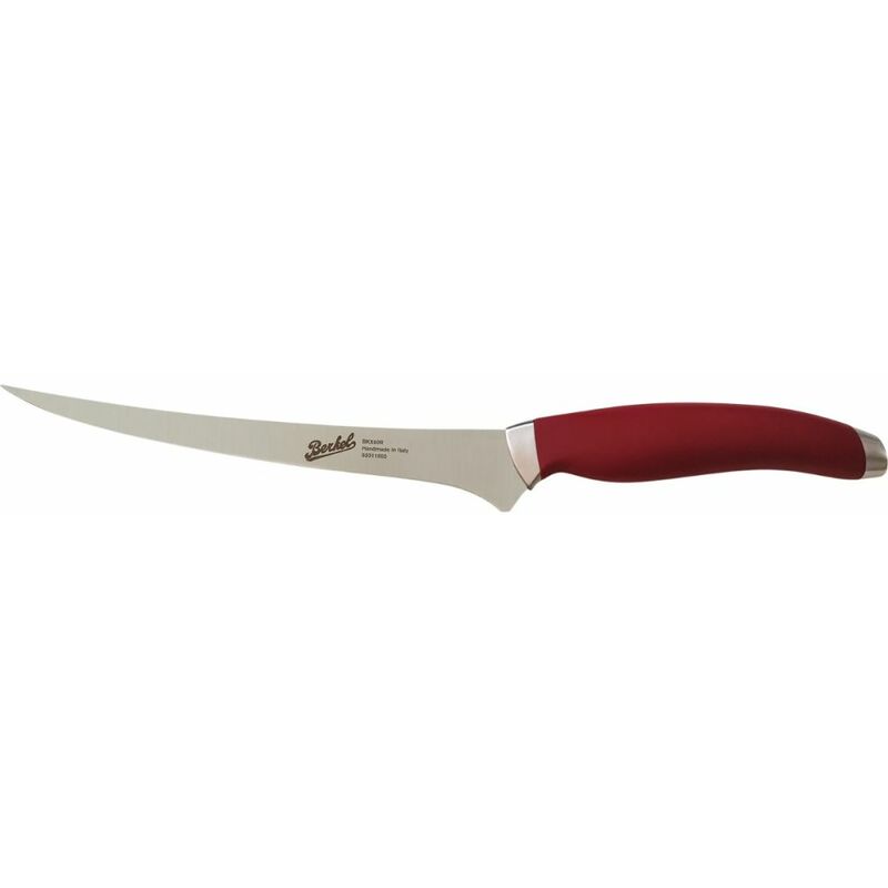 Teknica coltello sfilettare 19 cm rosso Berkel