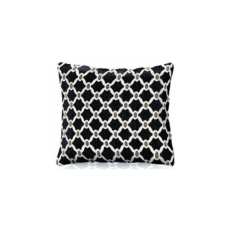 Berkeley 18' Black Cushion Cover Bed Sofa Accessory Unfilled