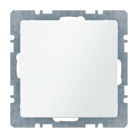 BERKER 10096089 BLINDVERSCHLUSS MIT ZENTRALSTÜCK BERKER Q.1 POLARWEIß, SAMT