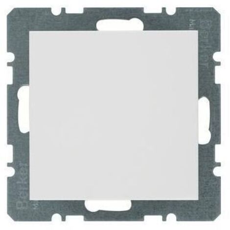 Berker 10098989 Blindverschluss mit Zentralstück S.1 polarweiß, glänzend