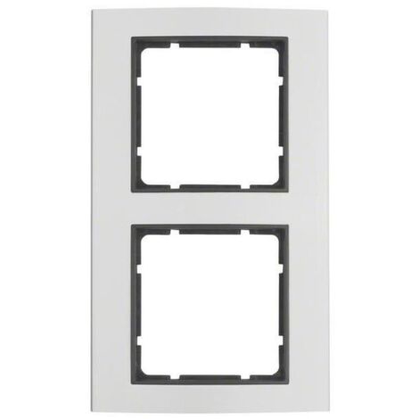 Berker 10123004 Rahmen 2fach, B.3, Alu/anthrazit matt, Aluminium eloxiert