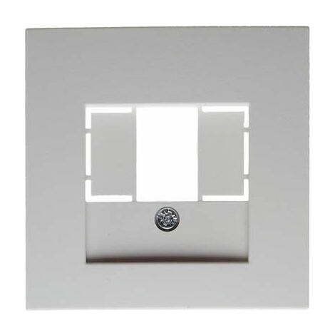 BERKER 10331909 ZENTRALSTÜCK FÜR TAE-STECKDOSE S.1/B.1/B.3/B.7 GLAS POLARWEIß, MATT