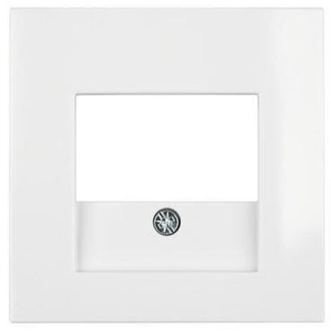 Berker 10338919 Zentralstück mit TAE-Ausschnitt S.1/B.3/B.7 polarweiß, glänzend