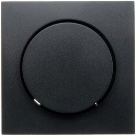 BERKER 11371606 ZENTRALSTCK MIT REGULIERKNOPF FR DREHDIMMER B.1/B.3/B.7 GLAS ANTHRAZIT, MATT