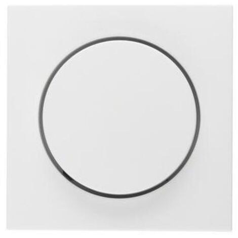 Berker 11378989 Zentralstück mit Regulierknopf für Drehdimmer S.1/B.3/B.7 polarweiß, glänzend