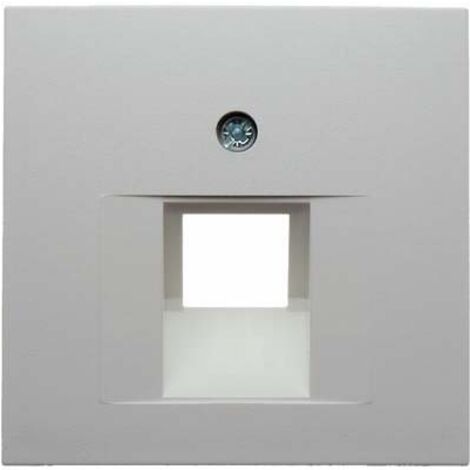 BERKER 14078989 ZENTRALSTÜCK FÜR UAE-STECKDOSE S.1/B.3/B.7 GLAS POLARWEIß, GLÄNZEND