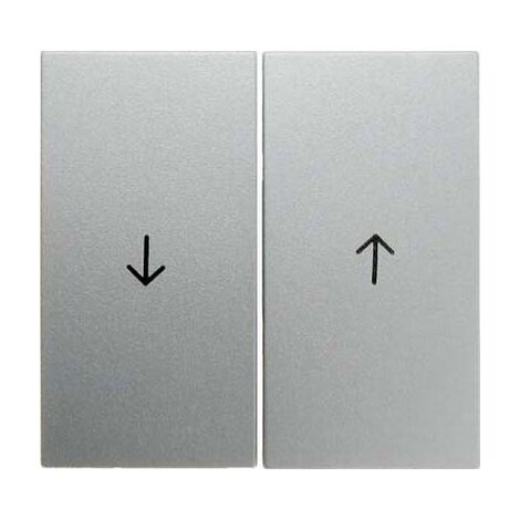 BERKER 16251404 WIPPEN MIT AUFDRUCK SYMBOL PFEIL BERKER B.1/B.7 GLAS ALU, MATT