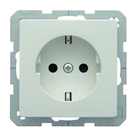 BERKER 47236089 STECKDOSE SCHUKO BERKER Q.1 POLARWEIß, SAMT