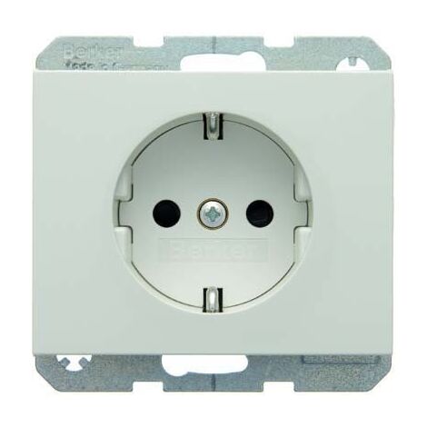 BERKER 47357009 STECKDOSE SCHUKO BERKER K.1 POLARWEIß, GLÄNZEND