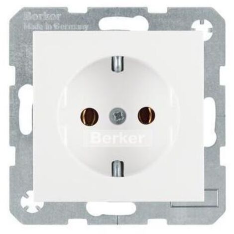 Berker 47431909 Steckdose SCHUKO S.1/B.3/B.7 polarweiß, matt