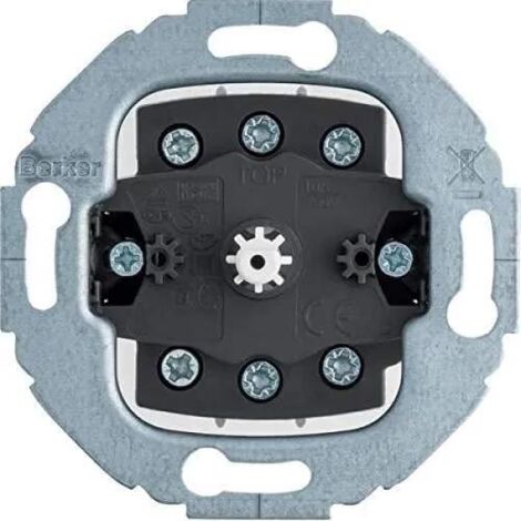 BERKER BOUTON POUSSOIR 2 PÔLES AVEC RÉGLAGE 0 383803 4011334489191 1930/GLAS/R.CLASSIC BOUTON POUSSOIR