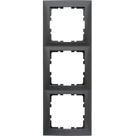 BERKER CADRE 3 ÉLÉMENTS S1 ANTHRACITE REF. 6511030003