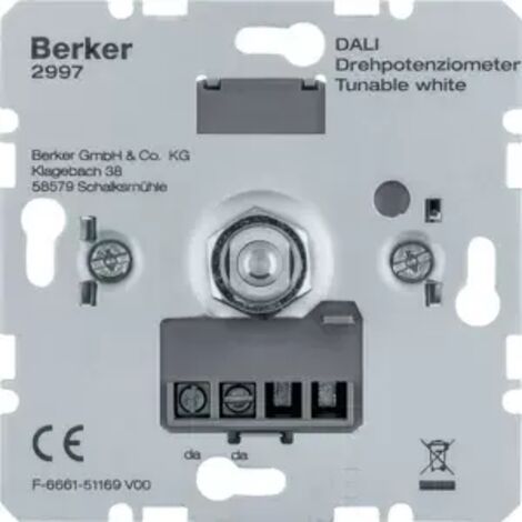 Berker DALI Drehpotenziometer Tunable white 2997