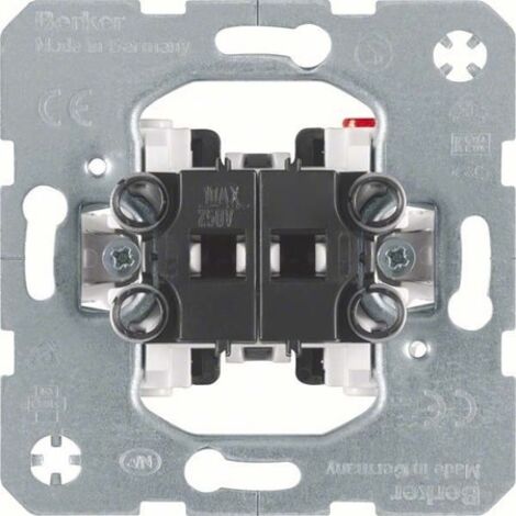 BERKER  Interruptor doble para pared hueca 303550