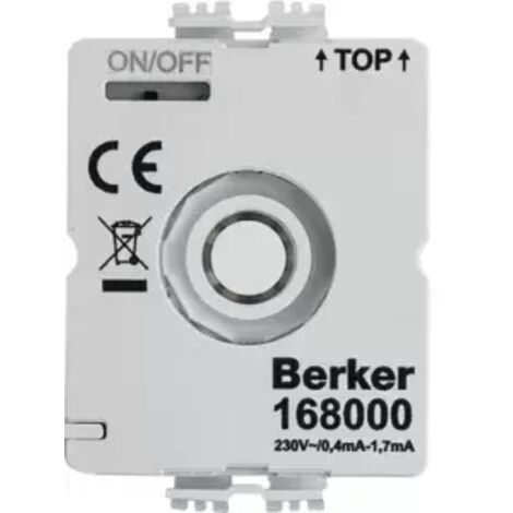 Berker LED-Modul Drehschalter,230V,mit N-Leiter 168000