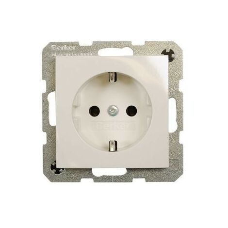 Berker prise SCHUKO avec sécurité enfant S.1 blanc polaire brillant