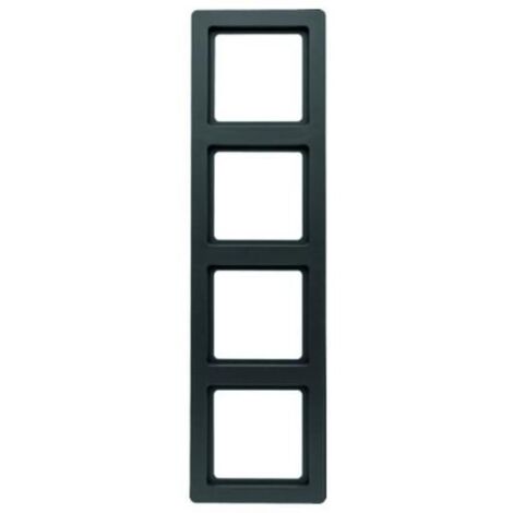 Berker Q.1 RAHMEN 4FACH SCHWARZ MATT / BERKER 10146085