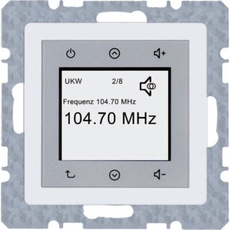 Berker Q.X RADIO DAB+/BT PW SAMT (30846089 TOUCH RADIO)