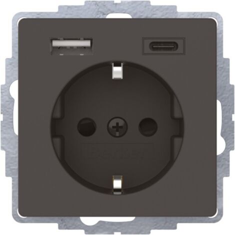 Berker Q.X SSD MIT 1X USB A/1X USB C (48046086)