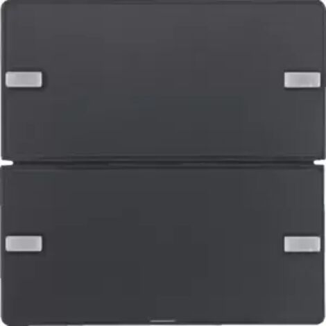 Berker Q.X TASTSENSOR 2F KOMFORT (80142326 ANTHR. SAMT)
