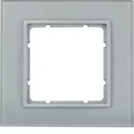 Berker Rahmen 1fach B.7 Glas alu 10116414