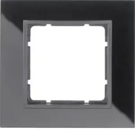 Berker Rahmen 1fach B.7 Glas schwarz 10116616