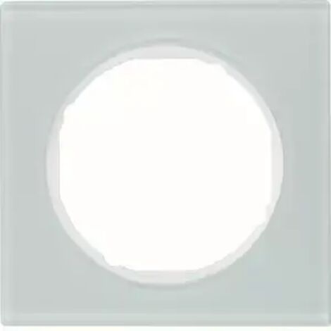 Berker Rahmen 1fach R.3 Glas polarweiß 10112209